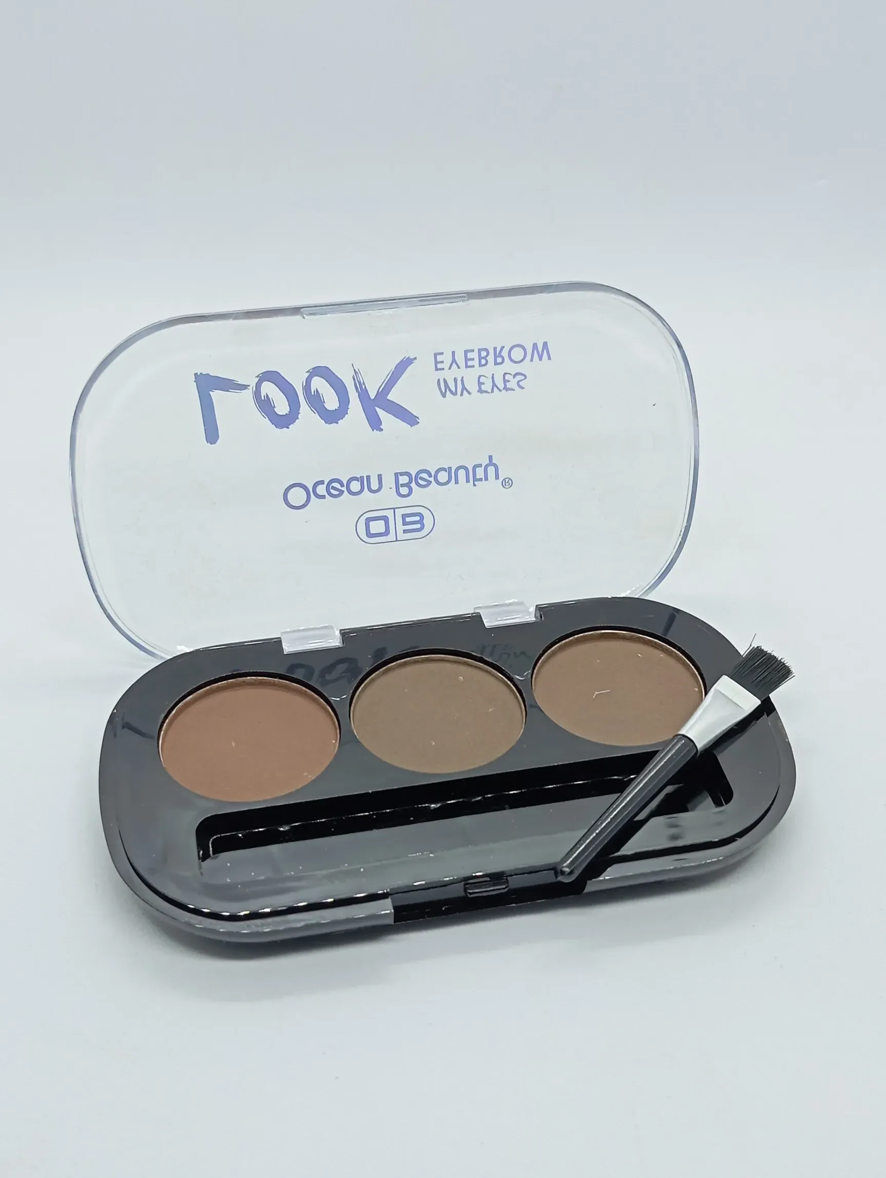  Ocean Beauty 3-in-1 Eyebrow Kit – Natural Shades with Brush Applicator