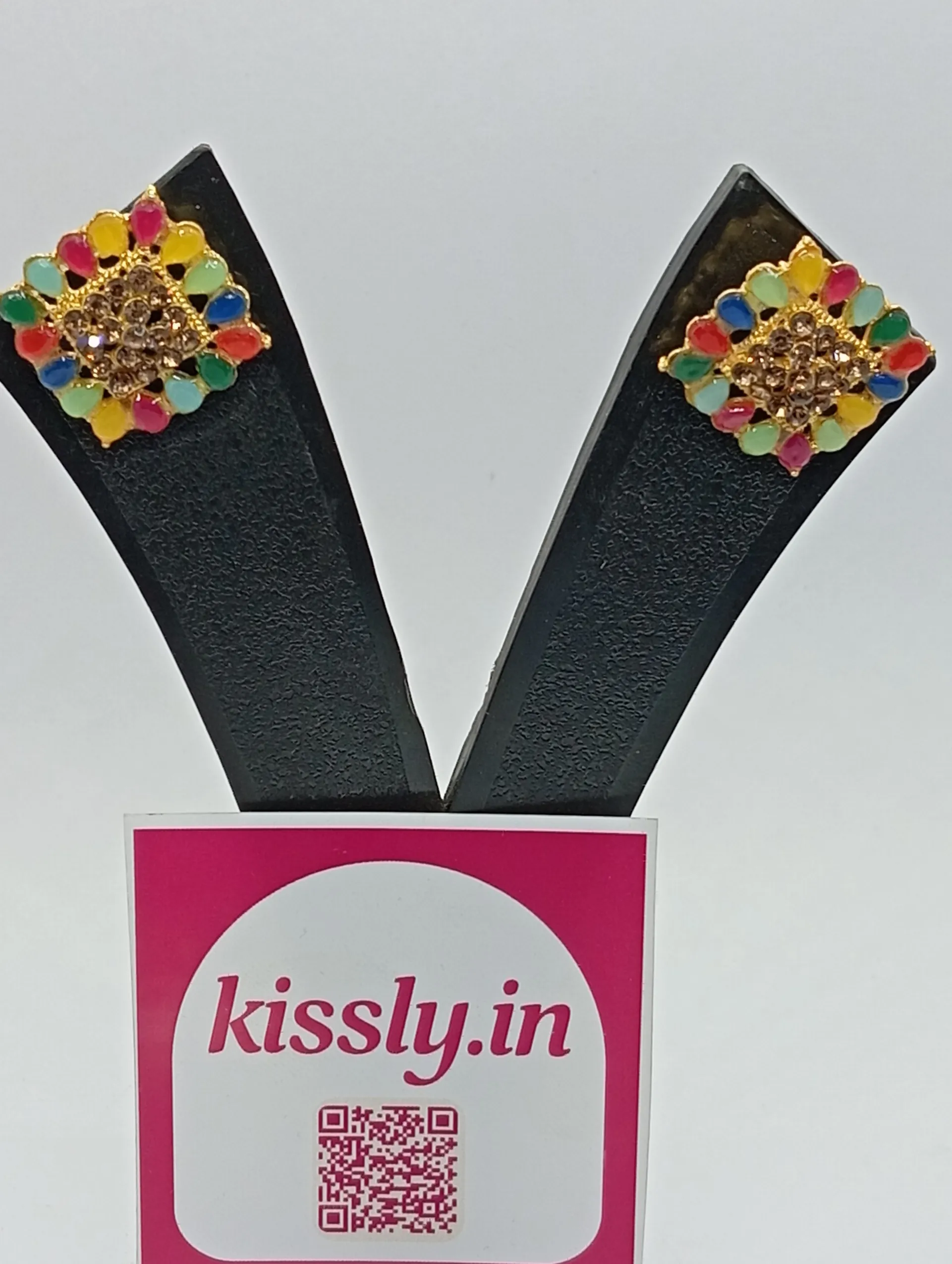 Multicolor Stone Studded Earrings