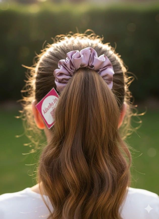 Silk Hair Scrunchie