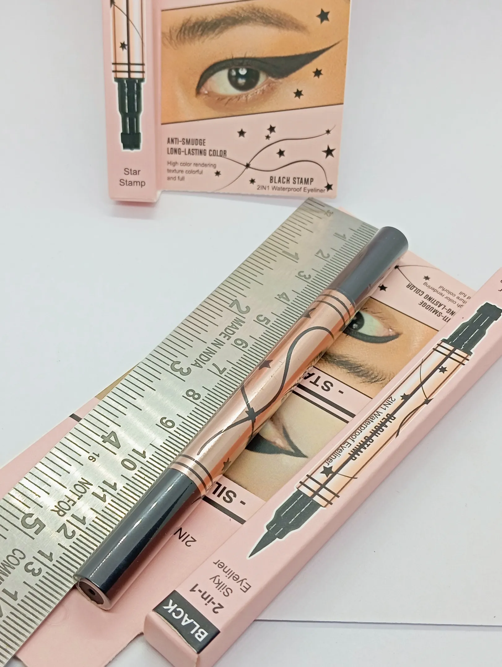 Perfect 24HR Black Stamp 2-in-1 Waterproof Eyeliner
