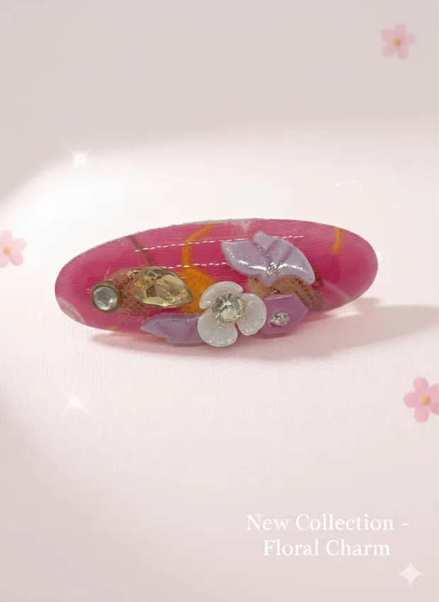 Floral Decorative Hair Clips