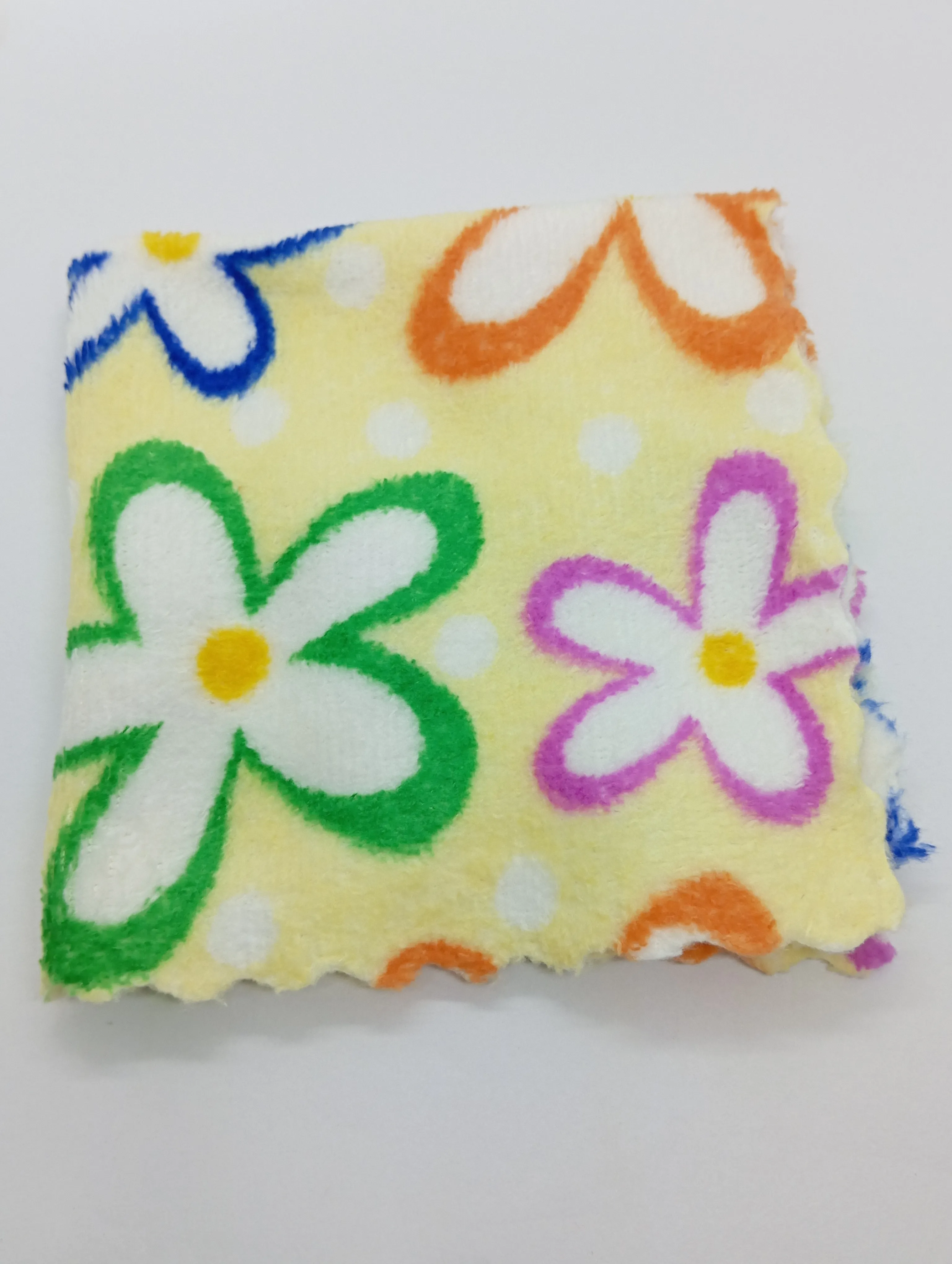 Floral Patterned Microfiber Cloth