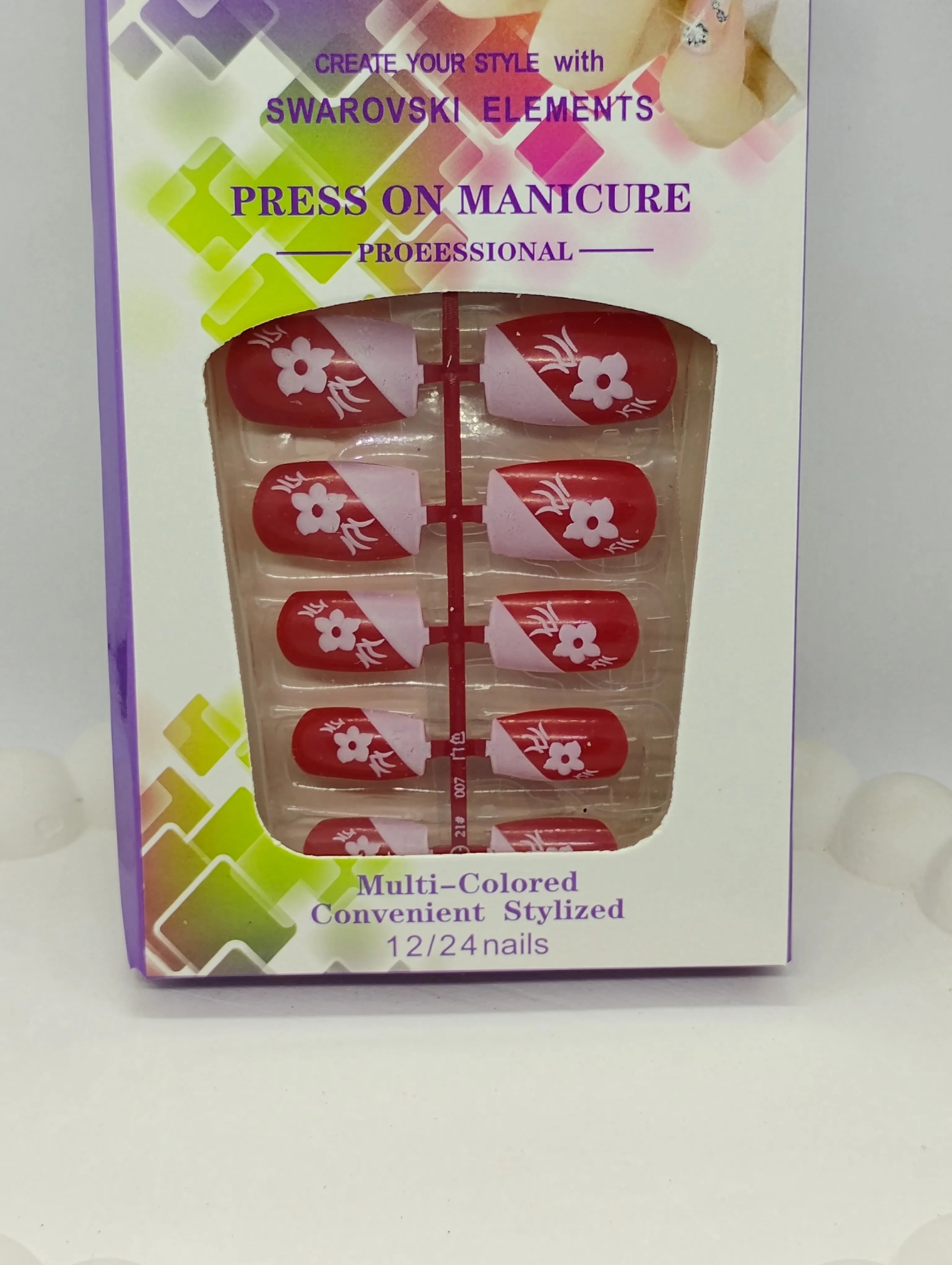 Press On Manicure with Swarovski Elements