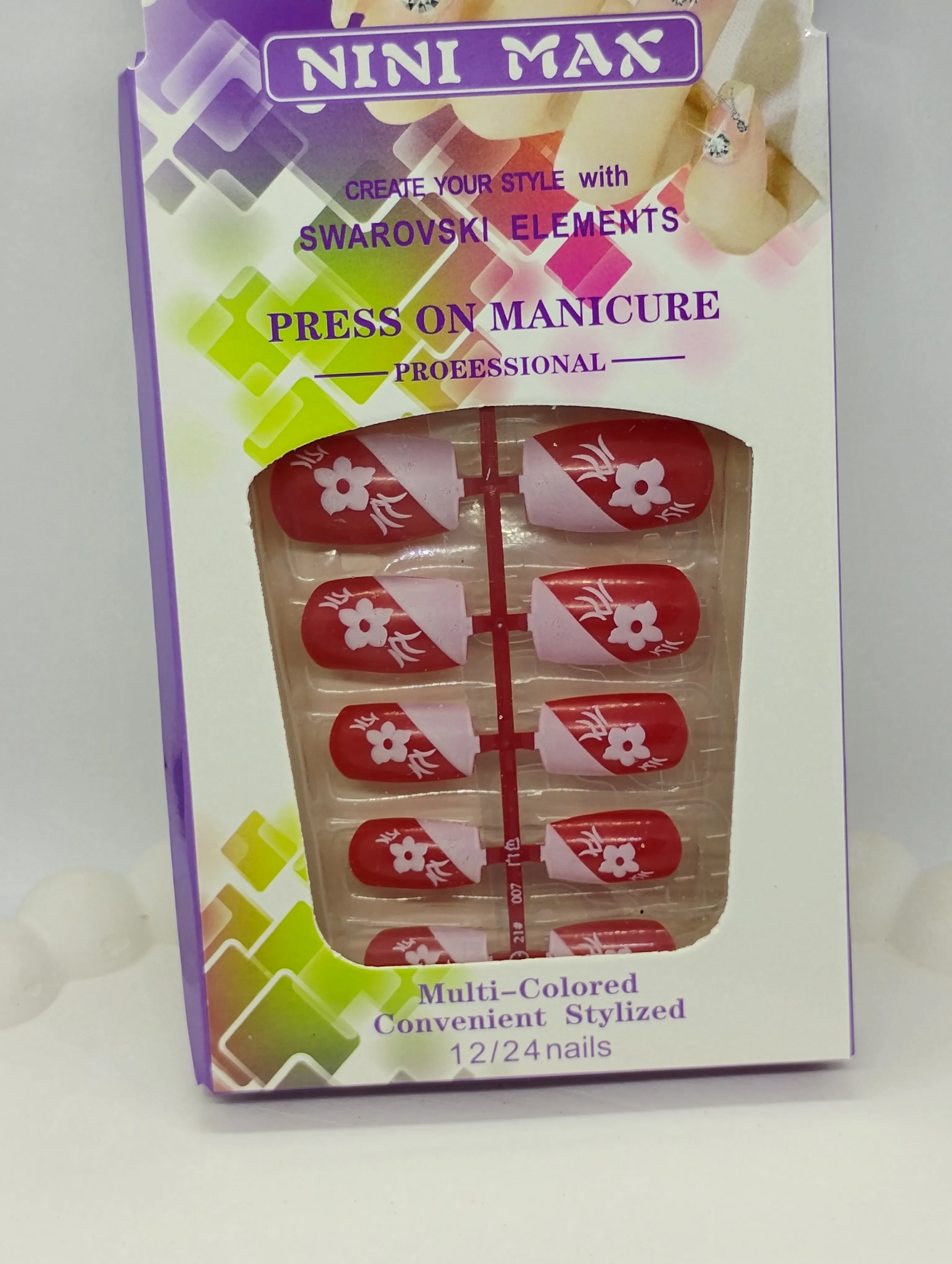 Press On Manicure with Swarovski Elements