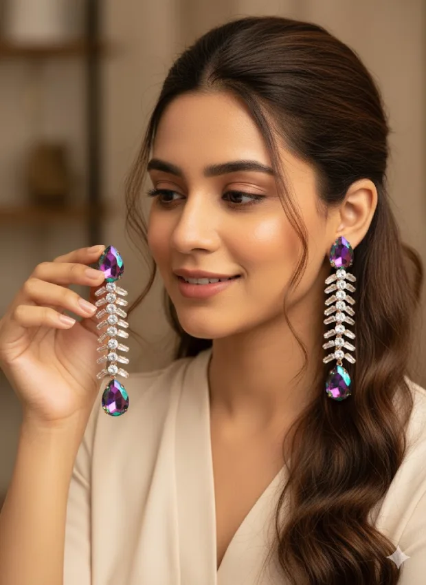Crystal Drop Earrings