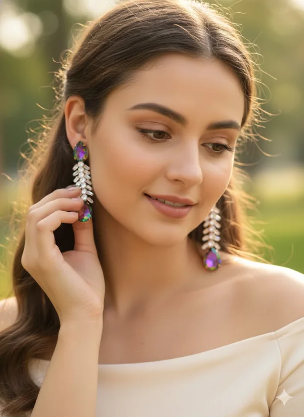 Crystal Drop Earrings