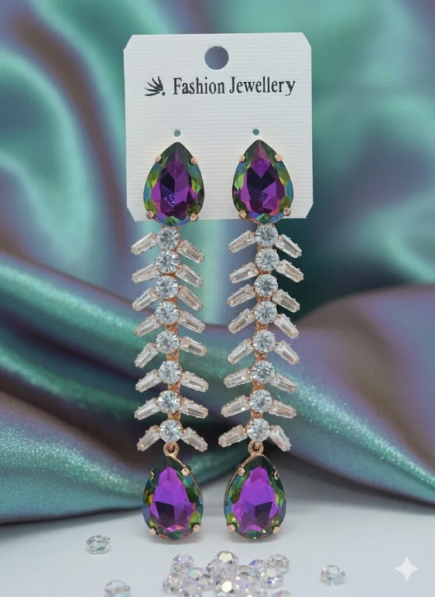 Crystal Drop Earrings