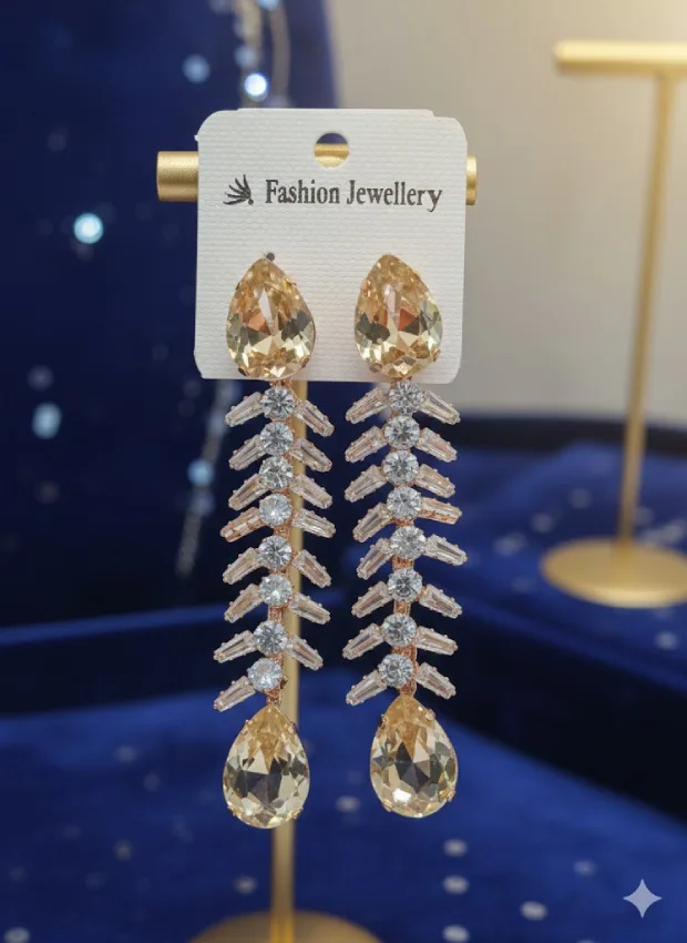 Crystal Drop Earrings