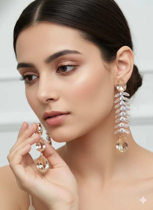 Crystal Drop Earrings
