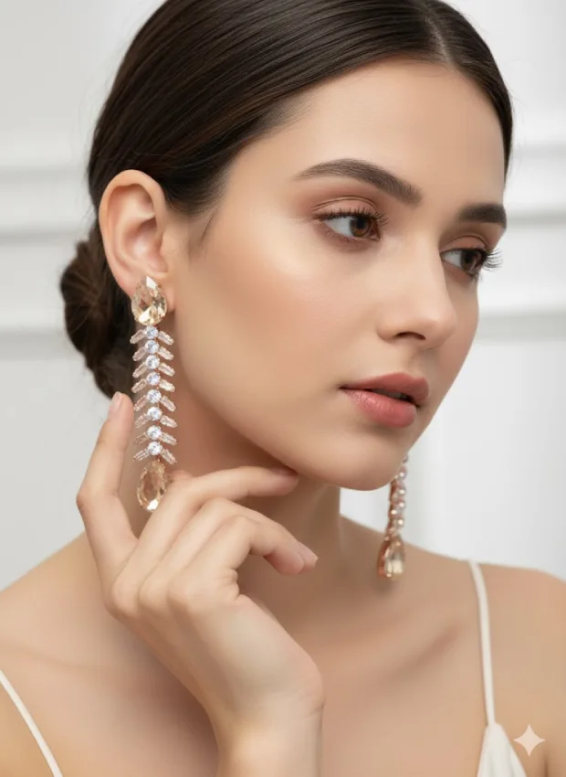 Crystal Drop Earrings