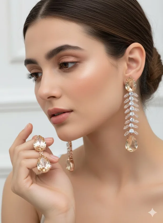 Crystal Drop Earrings
