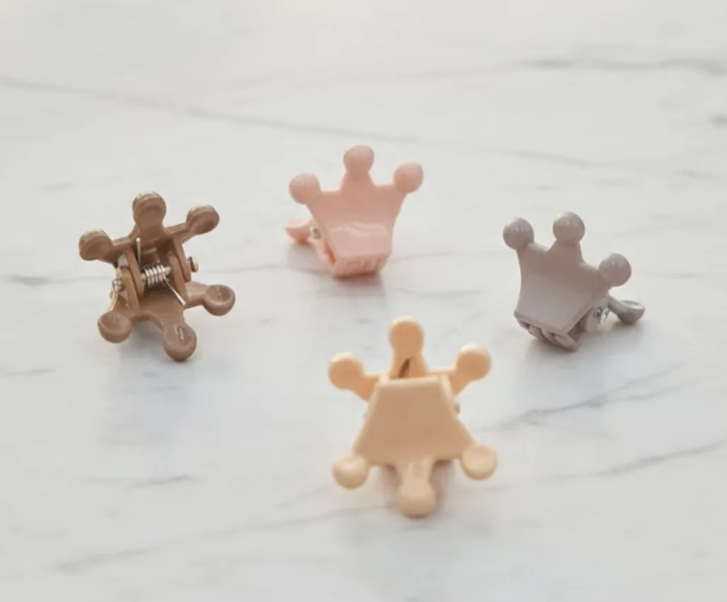 Mini Crown Hair Clips