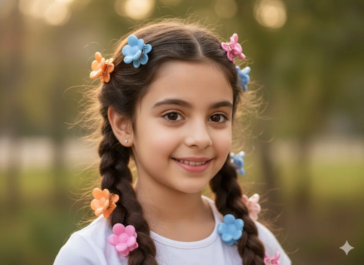 Flower Hair Clips