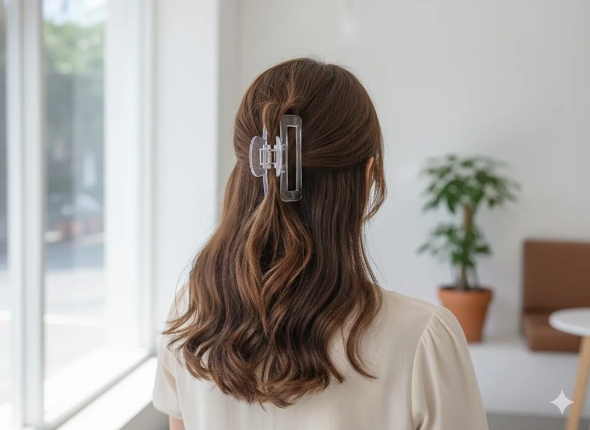 Transparent Hair Claw Clip