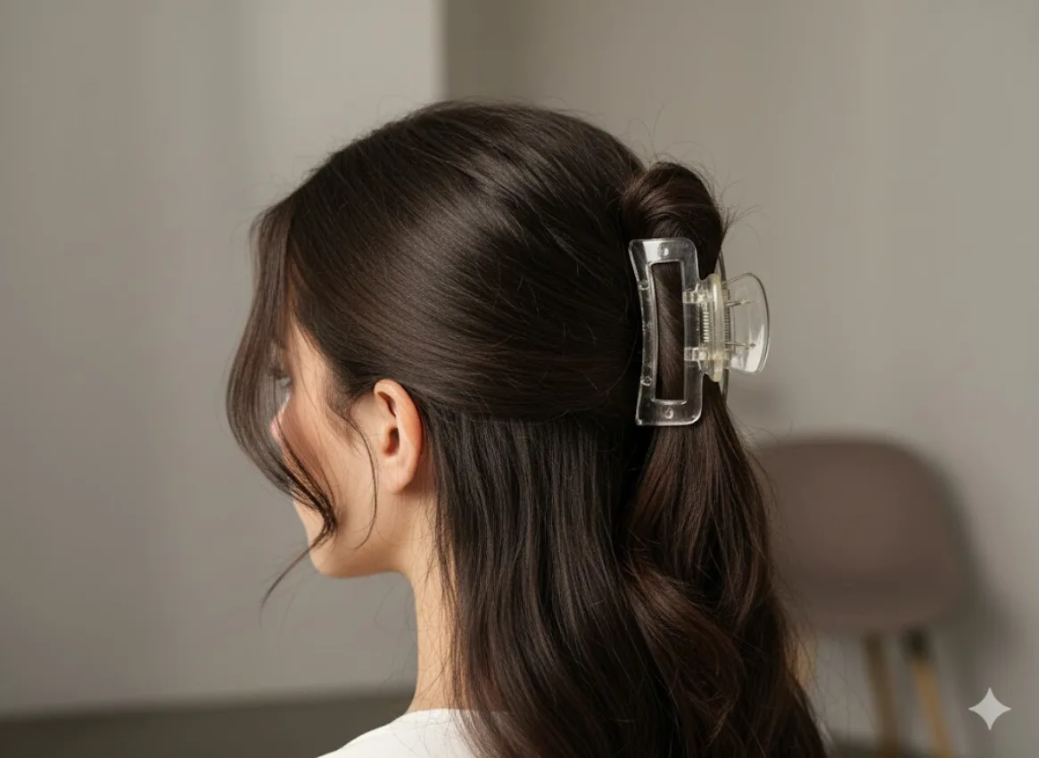 Transparent Hair Claw Clip