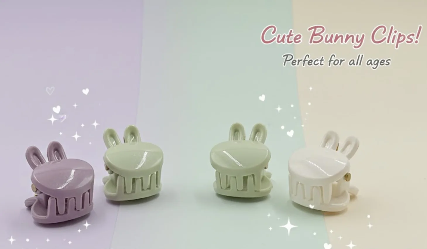 Bunny Ear Hair Clips