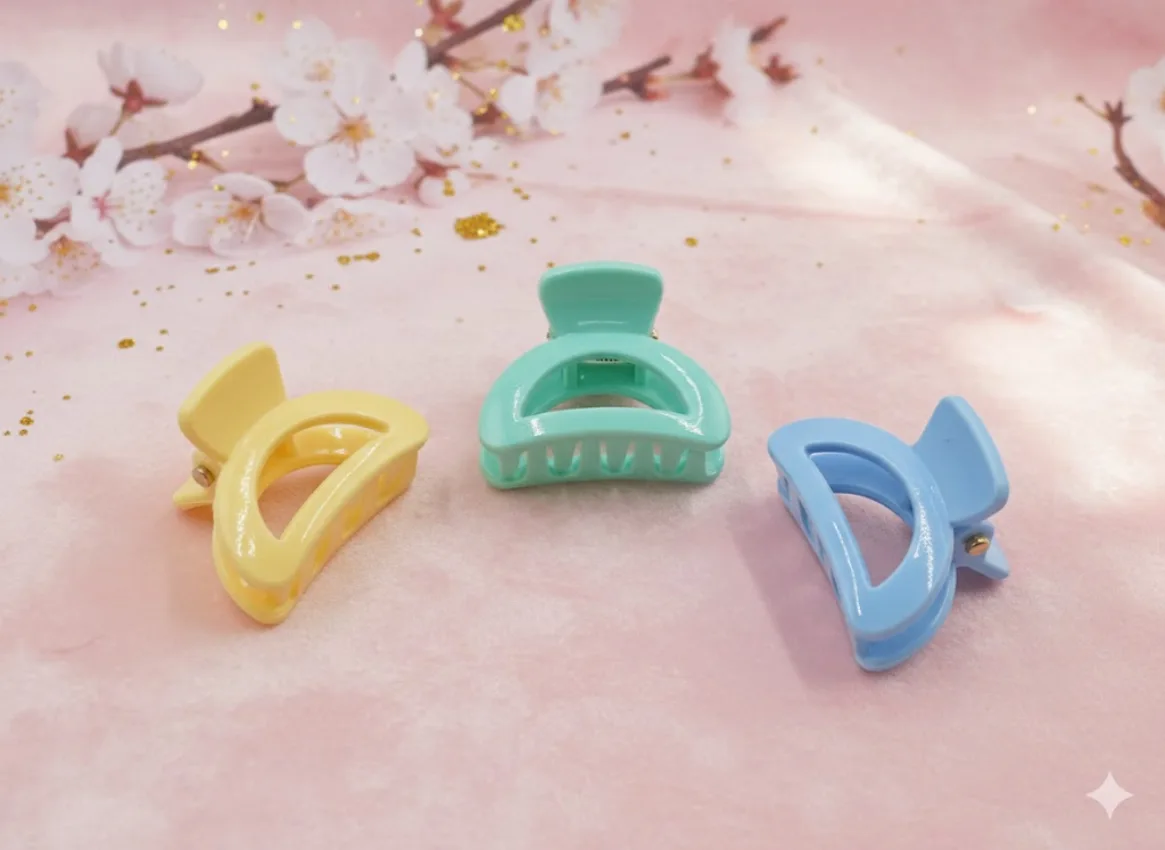 Colorful Hair Claw Clips