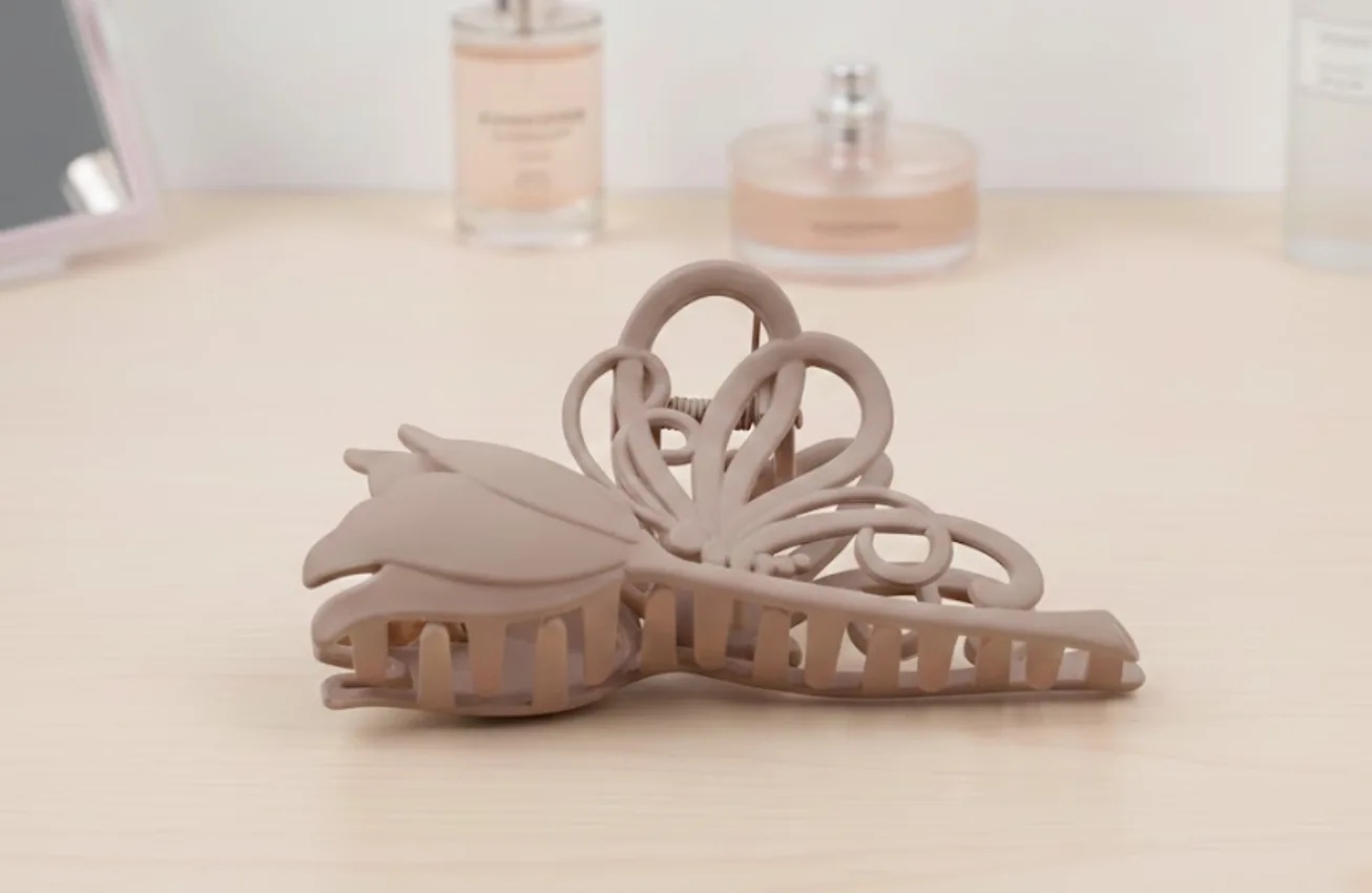 Floral Hair Claw Clip