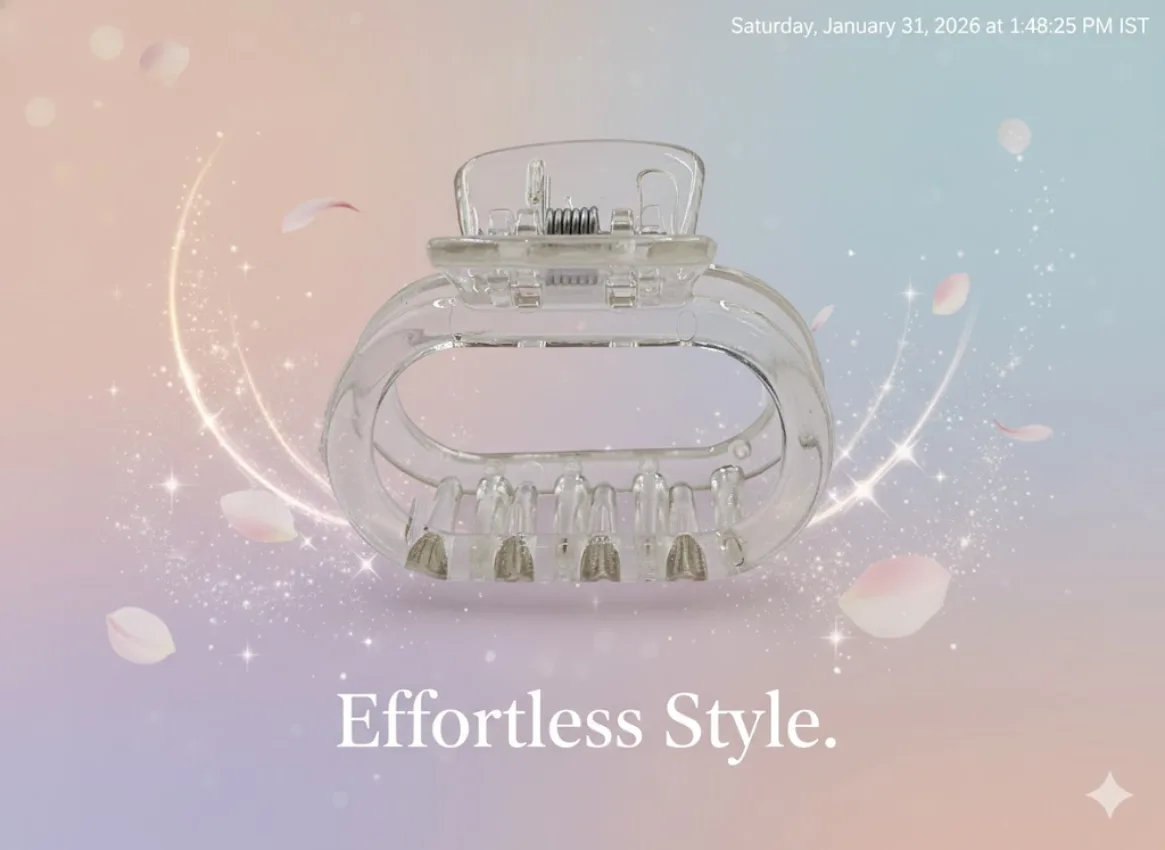 Transparent Hair Claw Clip