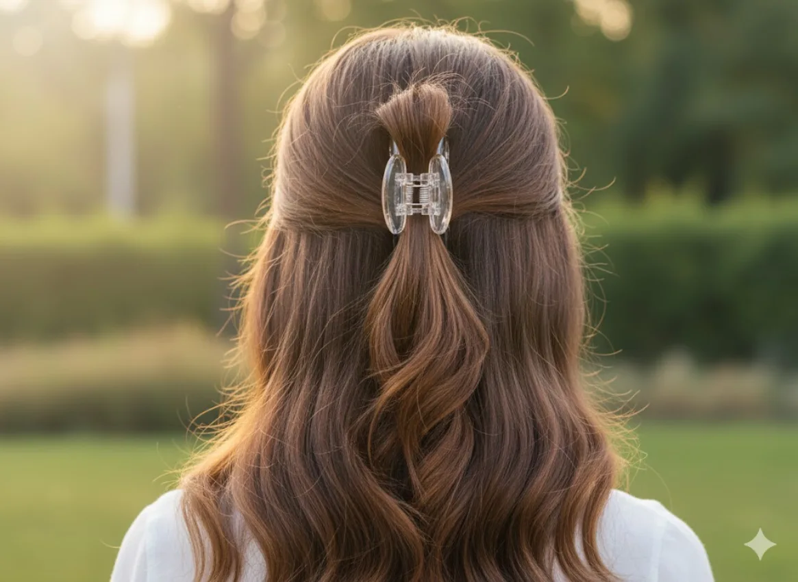 Transparent Hair Claw Clip