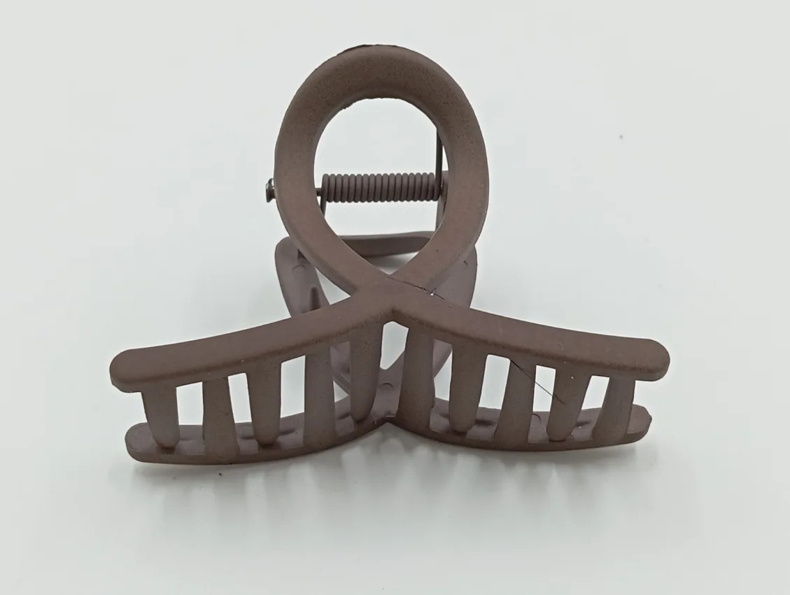 Matte Brown Hair Claw Clip