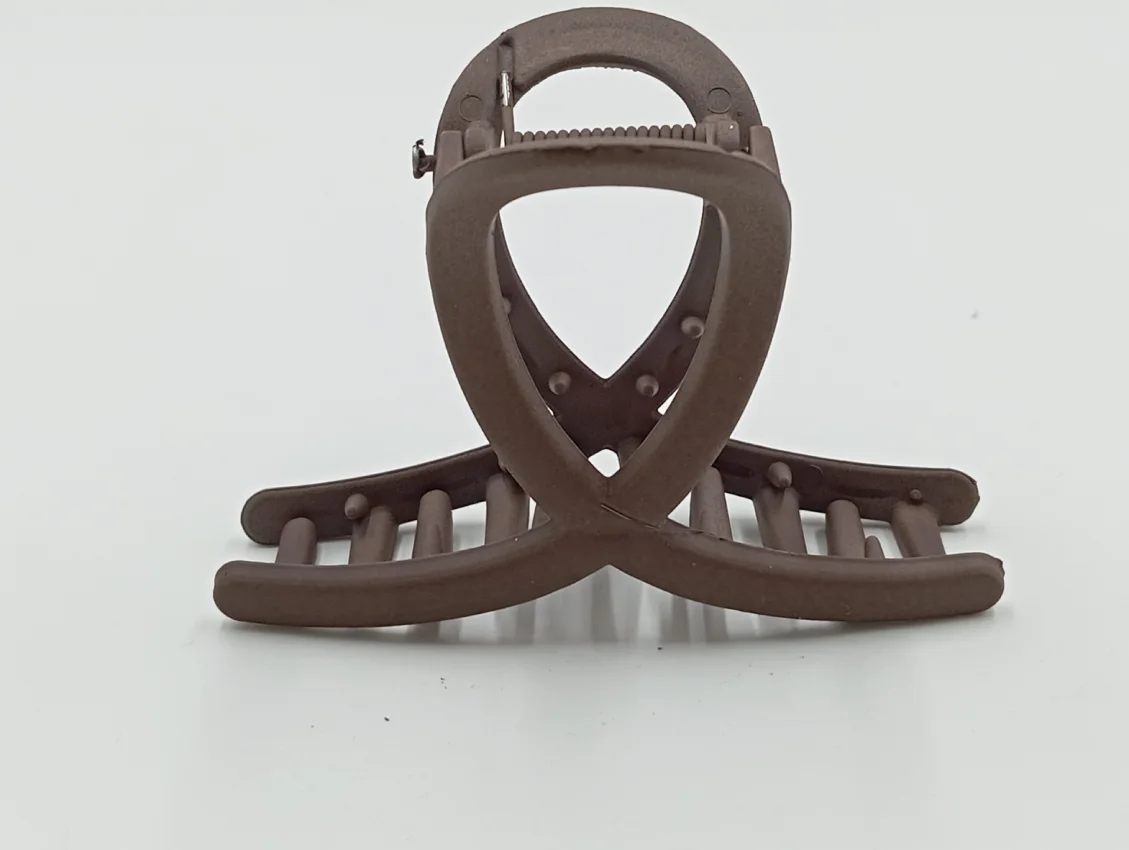 Matte Brown Hair Claw Clip