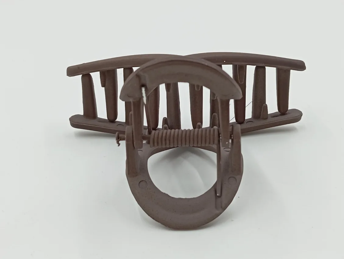 Matte Brown Hair Claw Clip
