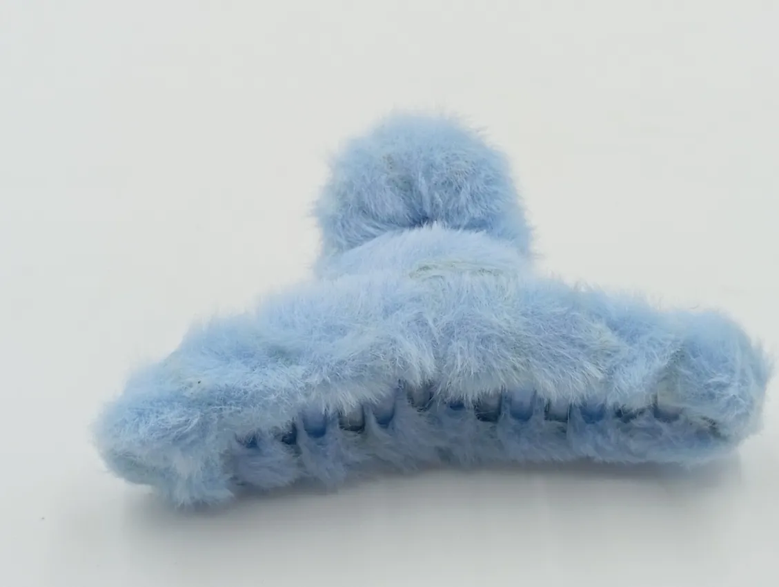 Faux Fur Hair Claw Clip