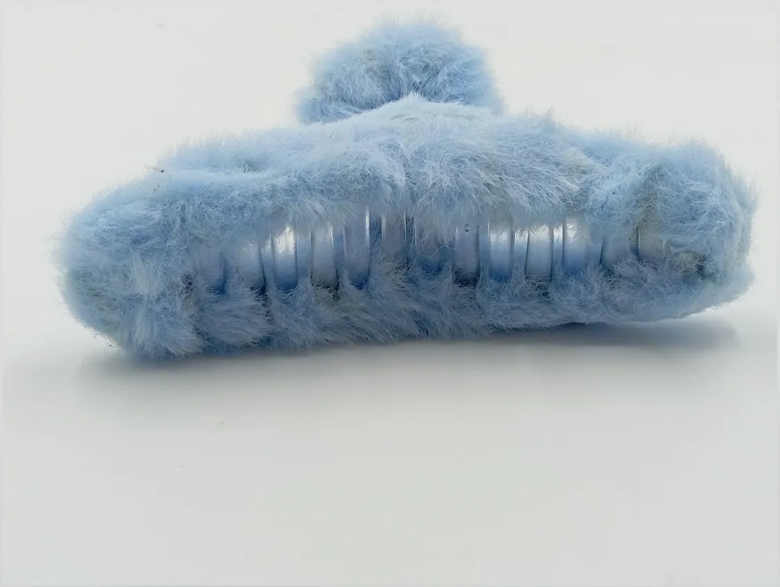 Faux Fur Hair Claw Clip