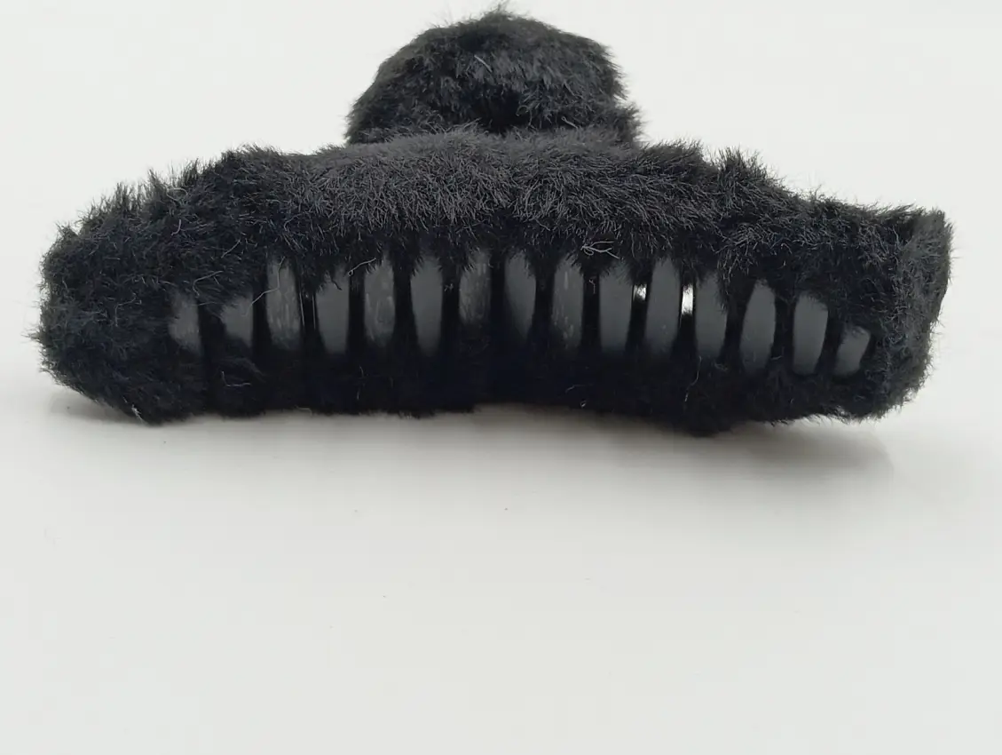 Faux Fur Hair Claw Clip