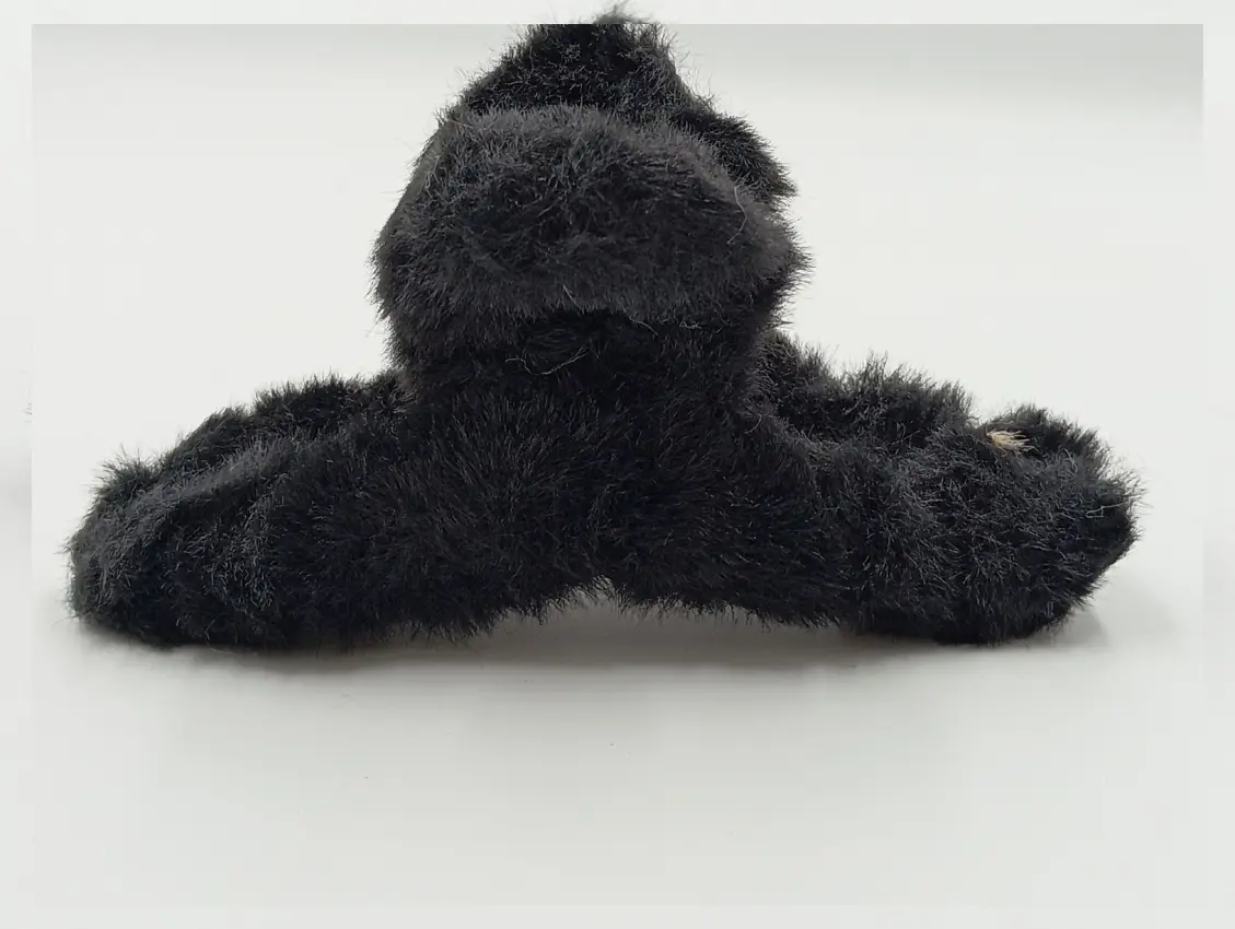 Faux Fur Hair Claw Clip