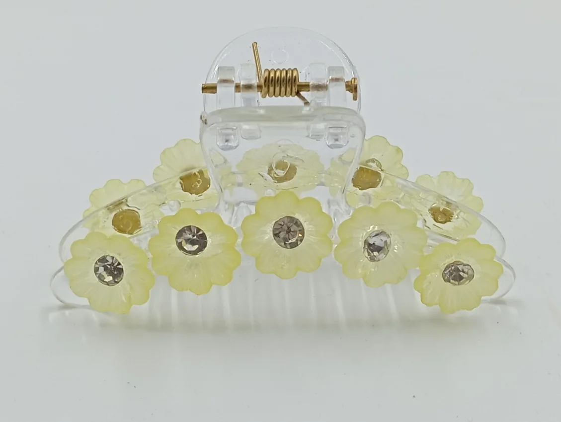 Floral Hair Claw Clip