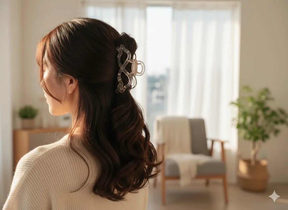 Transparent Hair Claw Clip