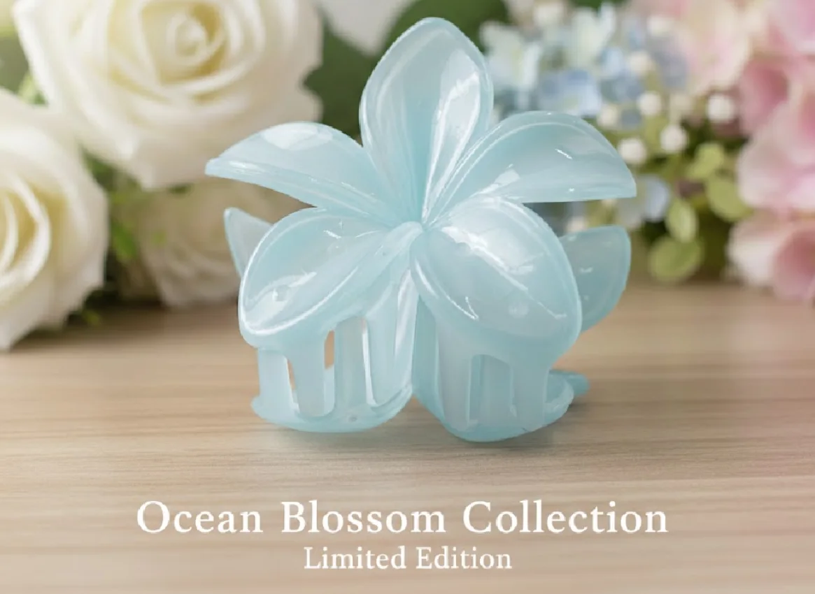Flower-Shaped Hair Clip