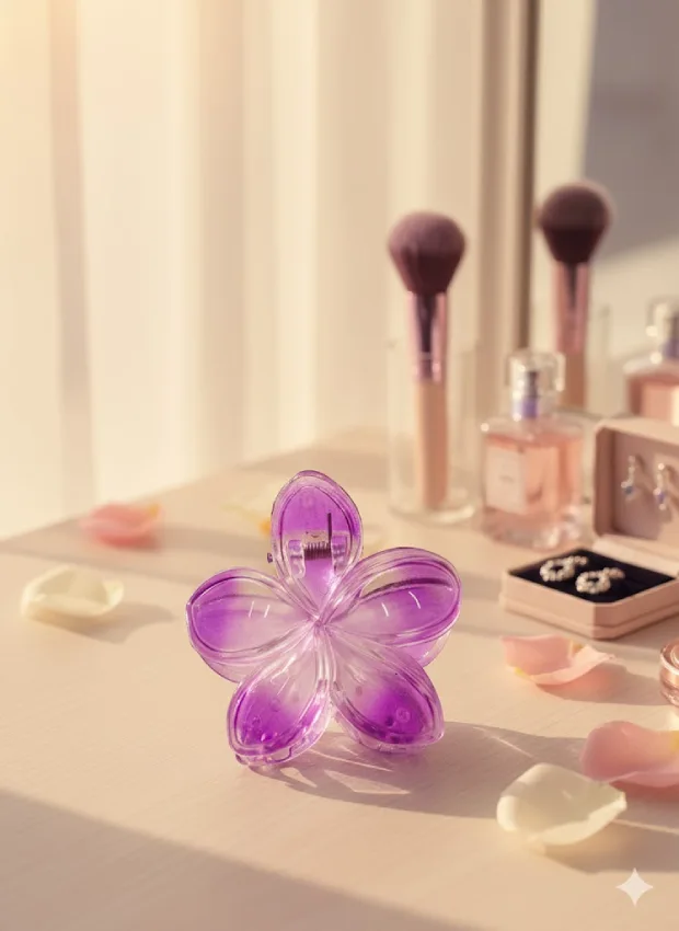 Flower Hair Claw Clip