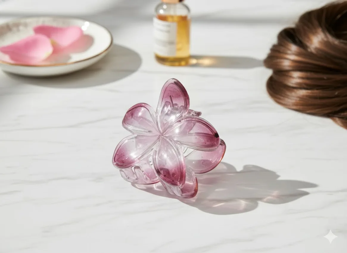 Floral Hair Claw Clip