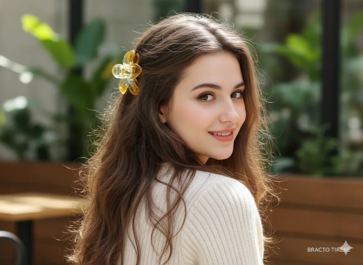 Floral Hair Claw