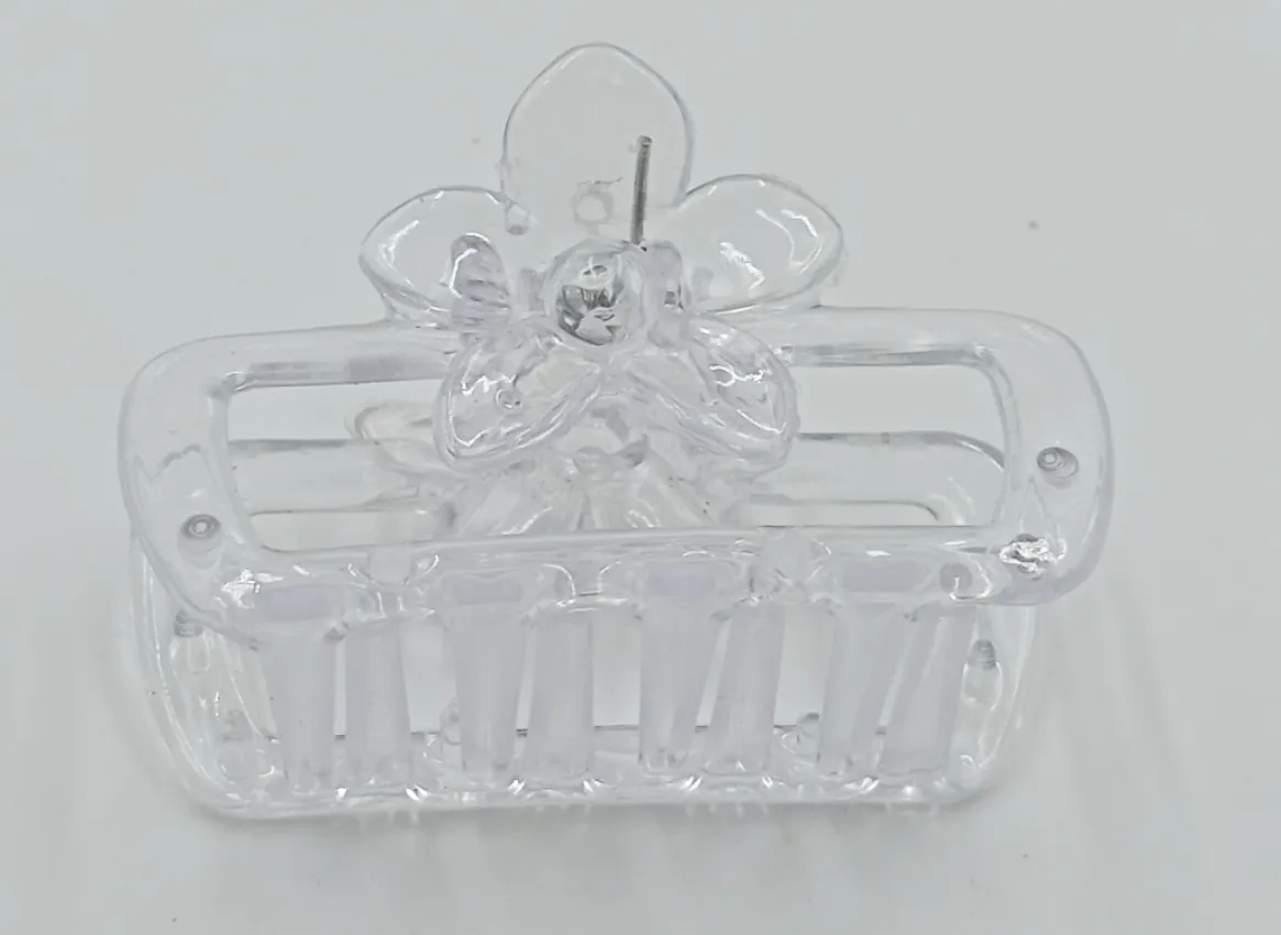 Flower Design Hair Claw Clip