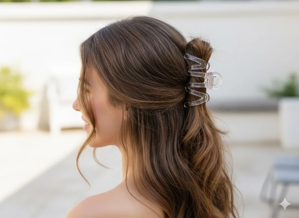 Transparent Hair Claw Clip