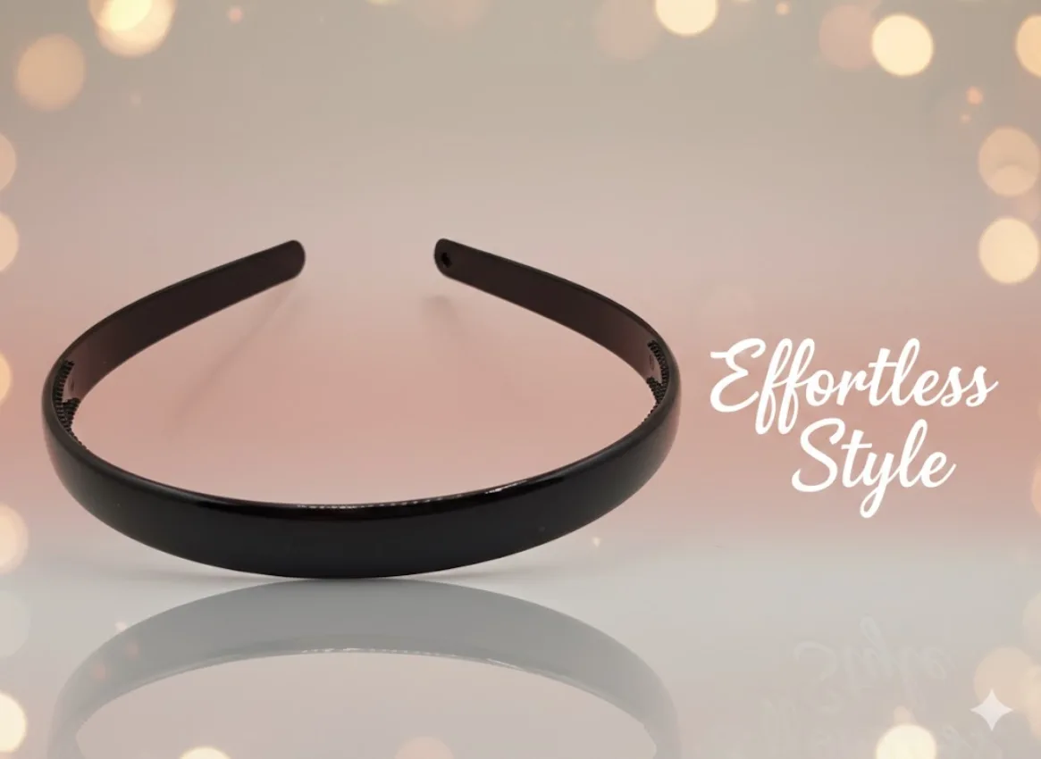 Classic Black Headband