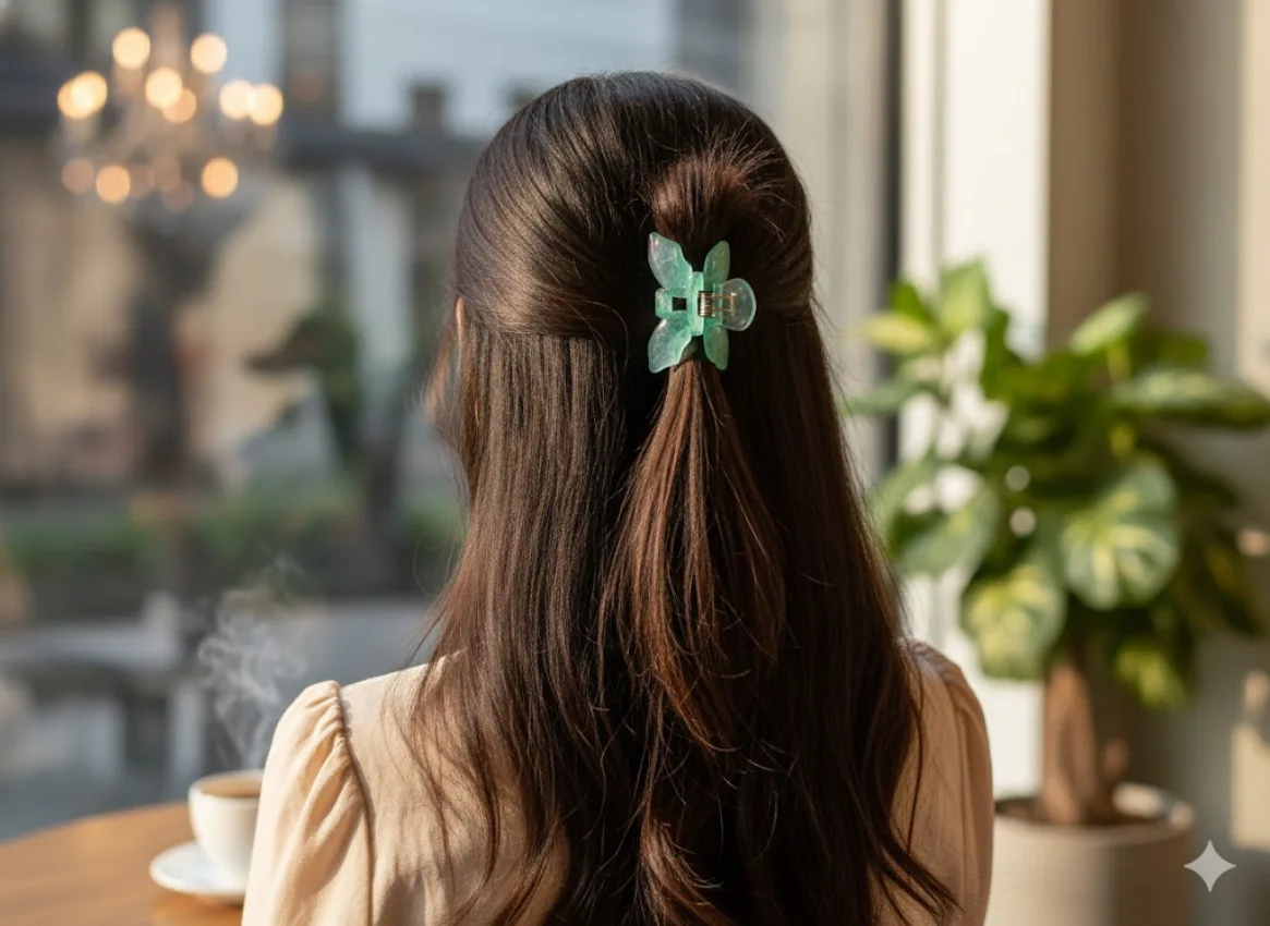 Butterfly Hair Claw Clip
