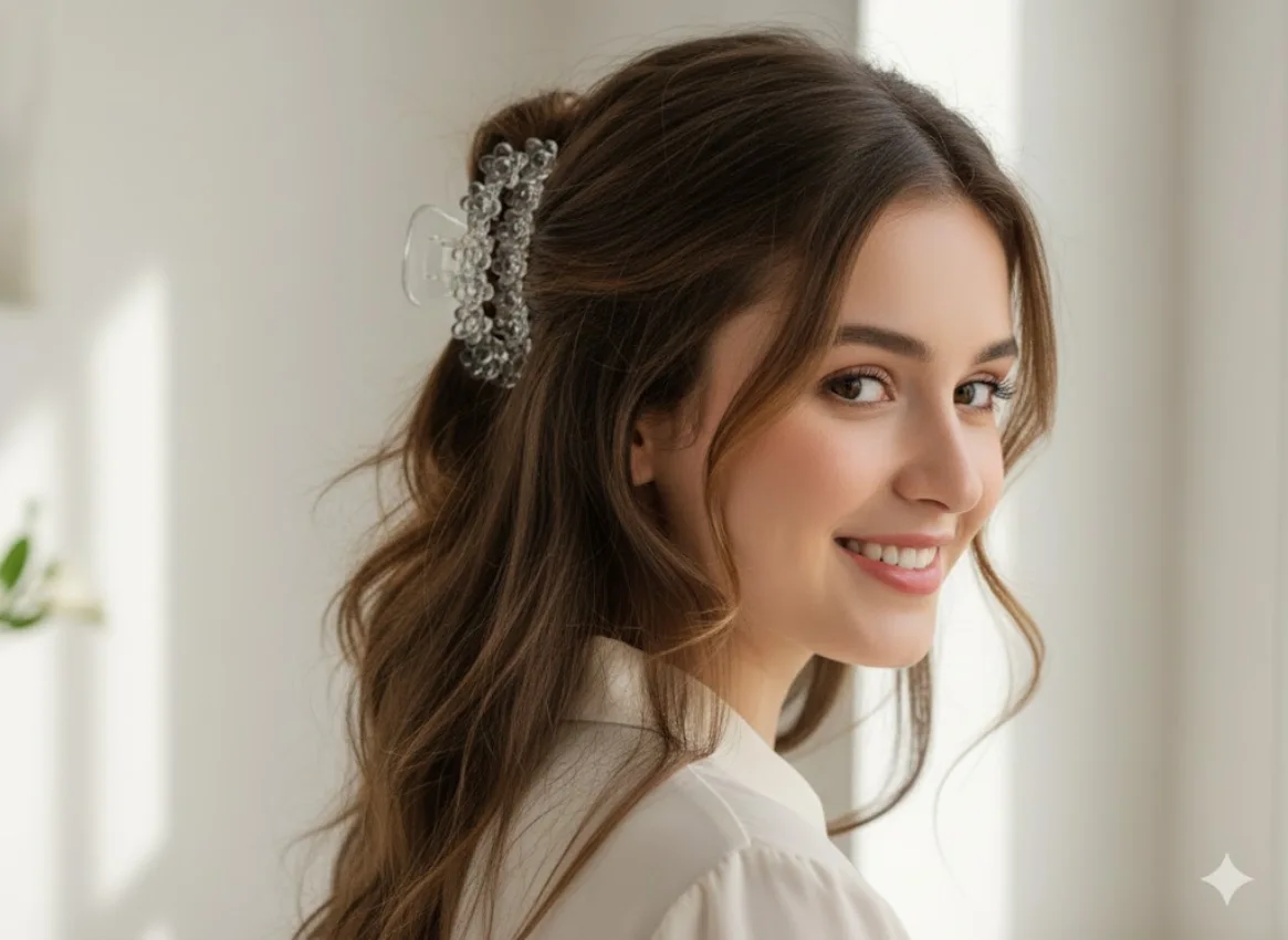 Clear Hair Claw Clip