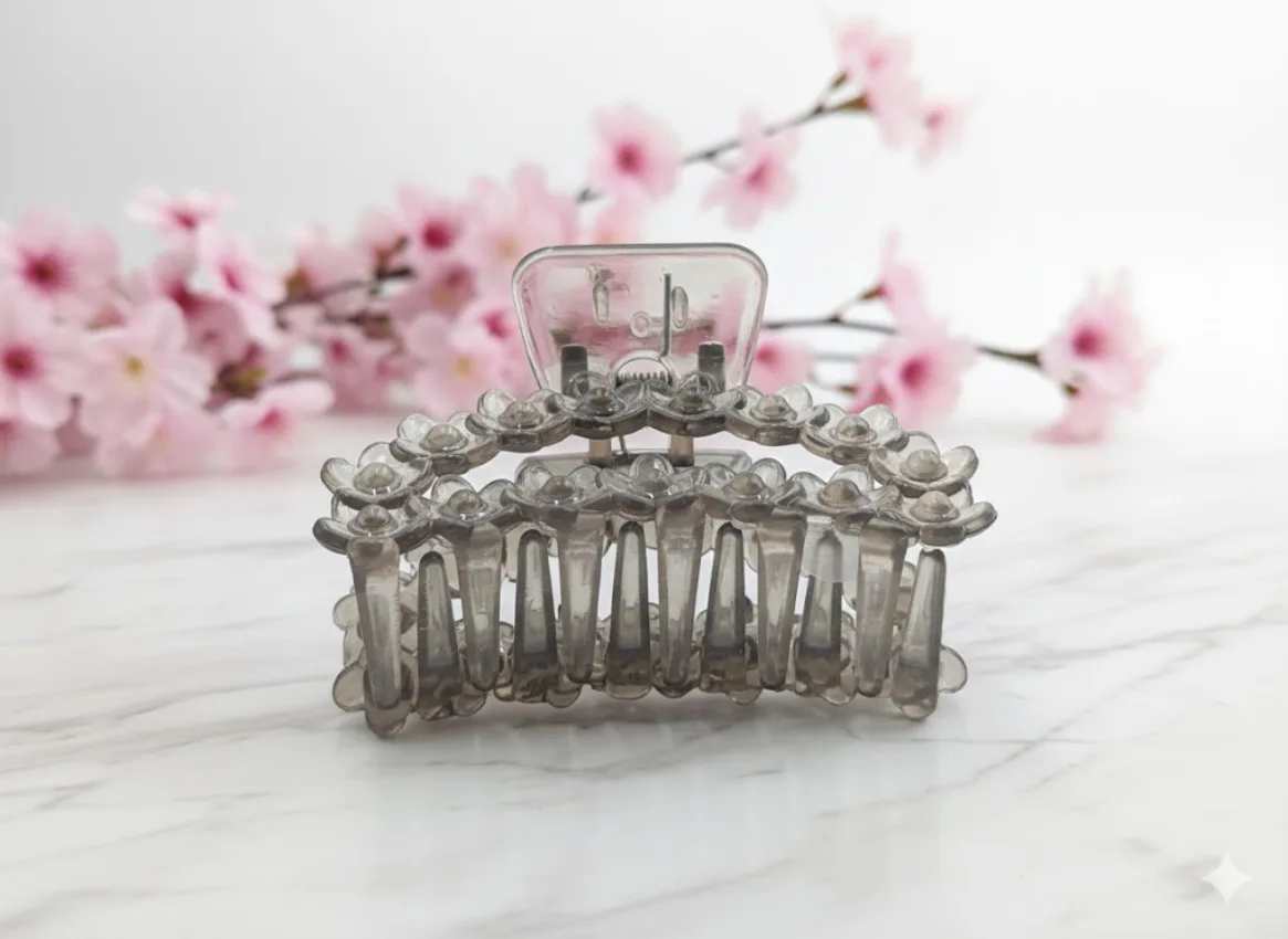 Floral Hair Claw Clip