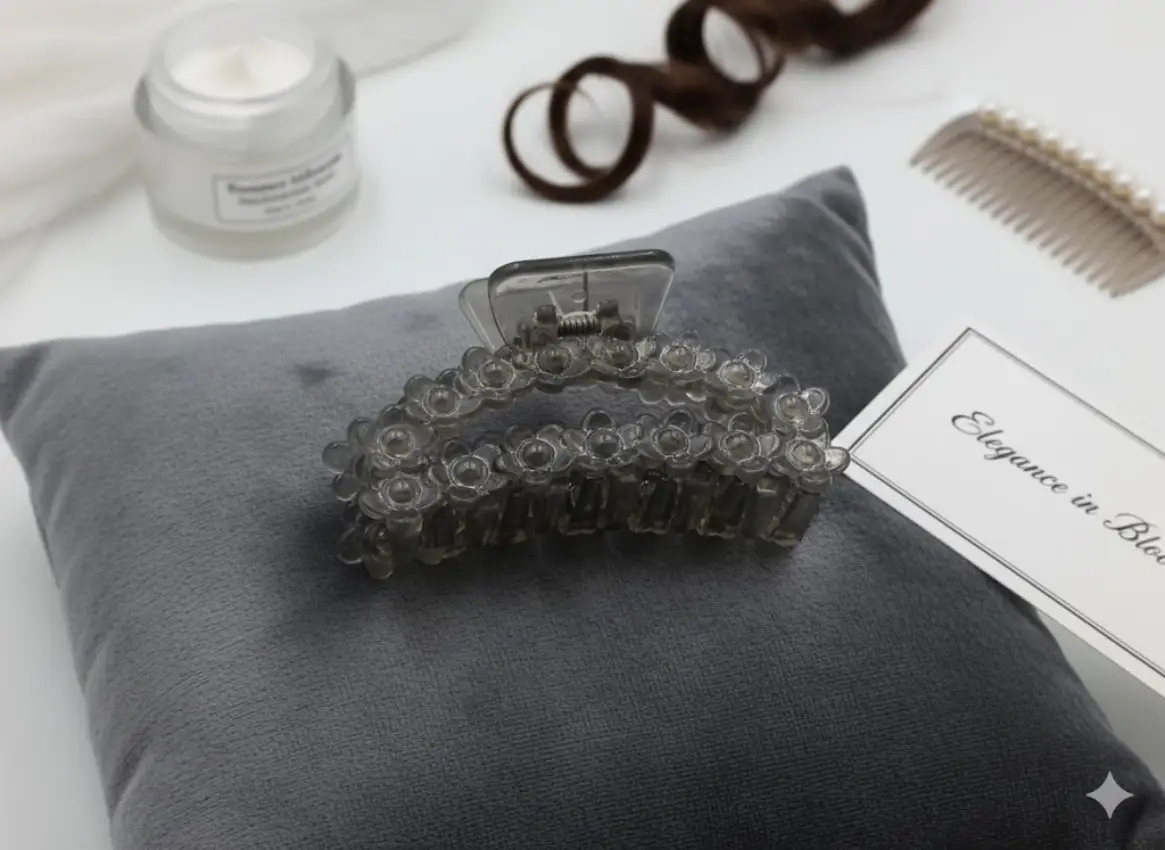 Floral Hair Claw Clip