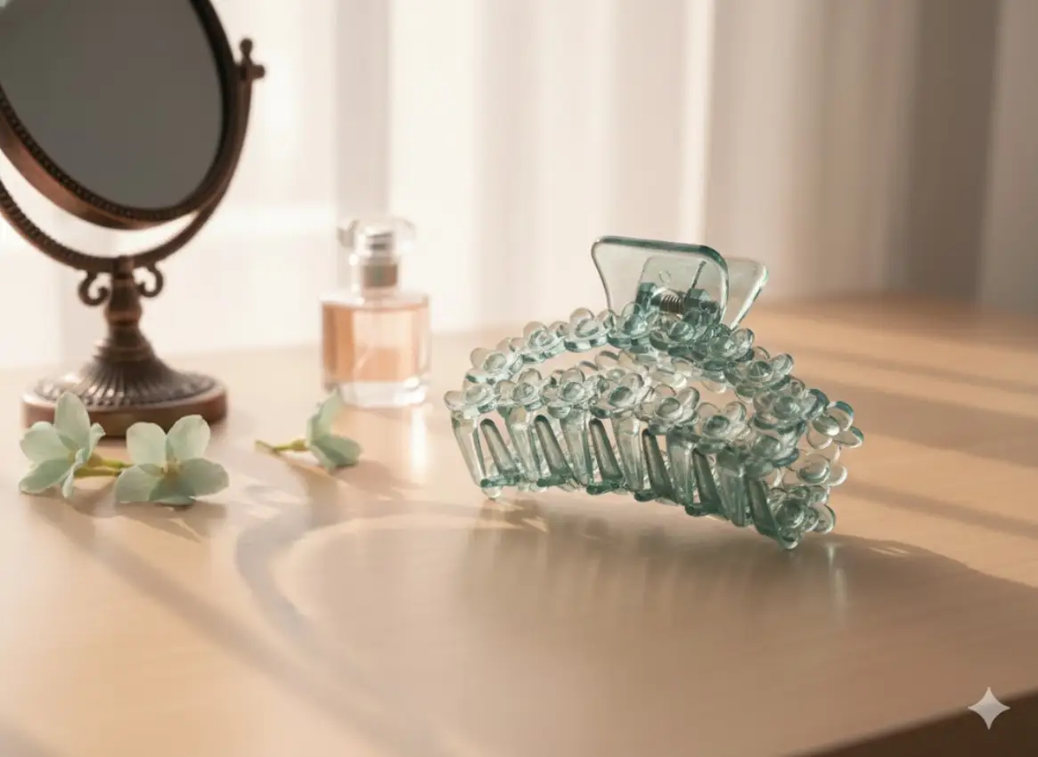 Floral Hair Claw Clip
