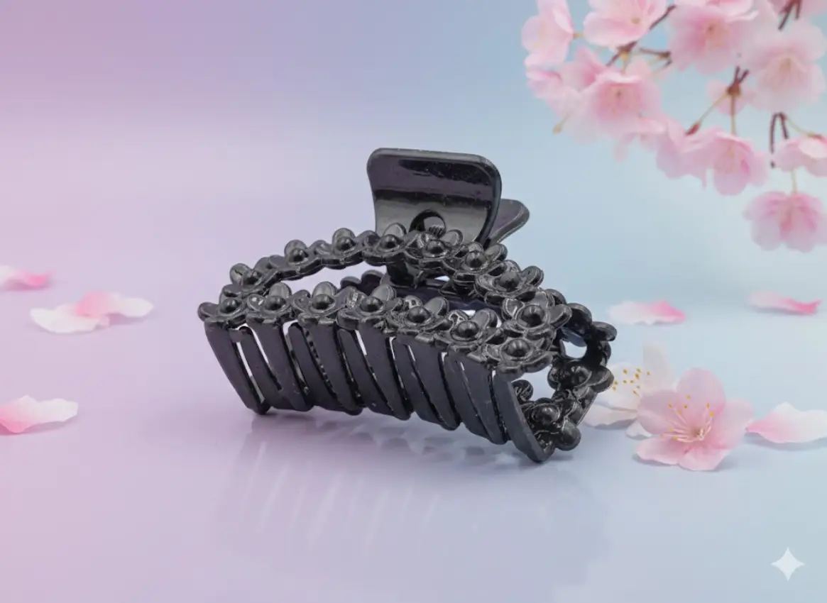 Floral Hair Claw Clip
