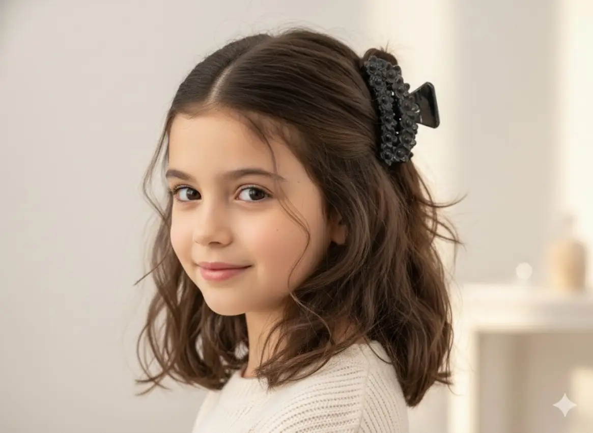 Floral Hair Claw Clip