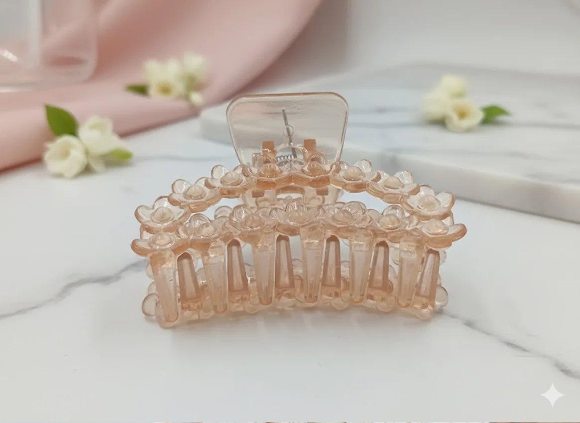 Floral Hair Claw Clip