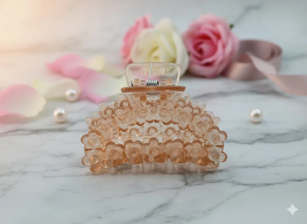 Floral Hair Claw Clip