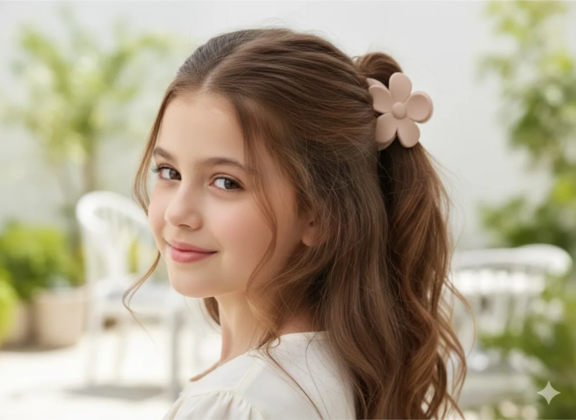 Flower Hair Clip